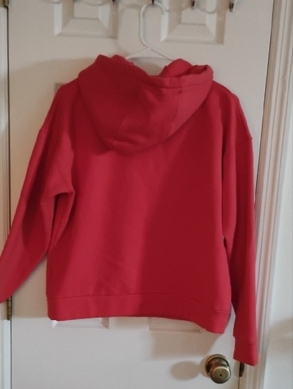 Kari Traa Women's Coral-Red Crewneck Hoodie with Logo M - Picture 3 of 3